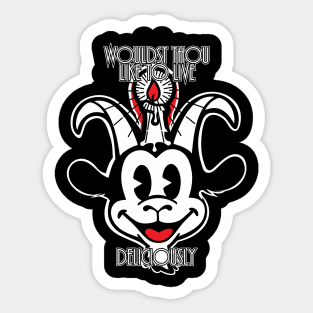 Deliciously Baphomet Sticker